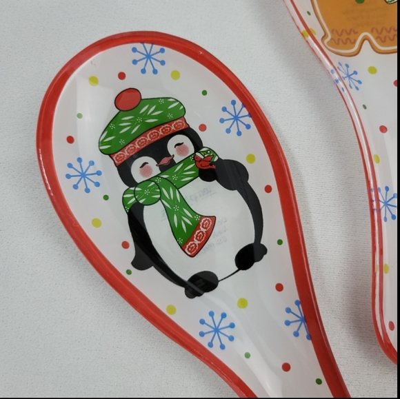 (4) Temp-Tations By Tara Holiday Spoon Rest - Picture 2 of 16